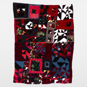 multi colored quilt