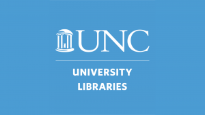 Blue UNC University Libraries logo