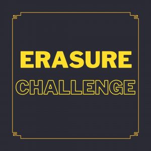 Text reads Erasure challenge
